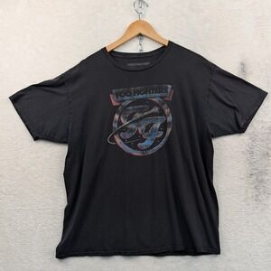Foo Fighters T-Shirt Men's XL Black Band Rock Music Concert Streetwear Grunge